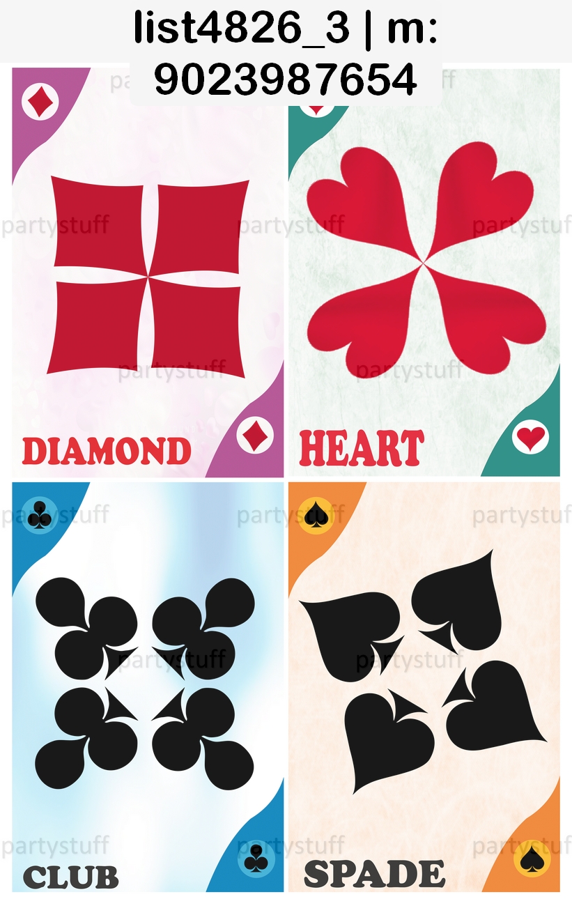 Playing Cards Poster 2 | Image list4826_3 Image Decoration