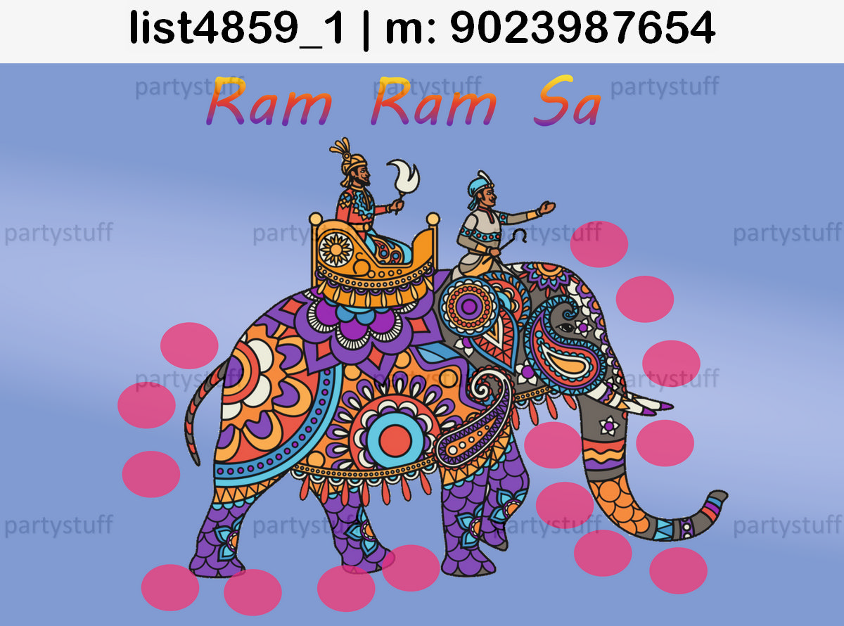 Ram Ram Sa Elephant kukuba | Printed list4859_1 Printed Tambola Housie