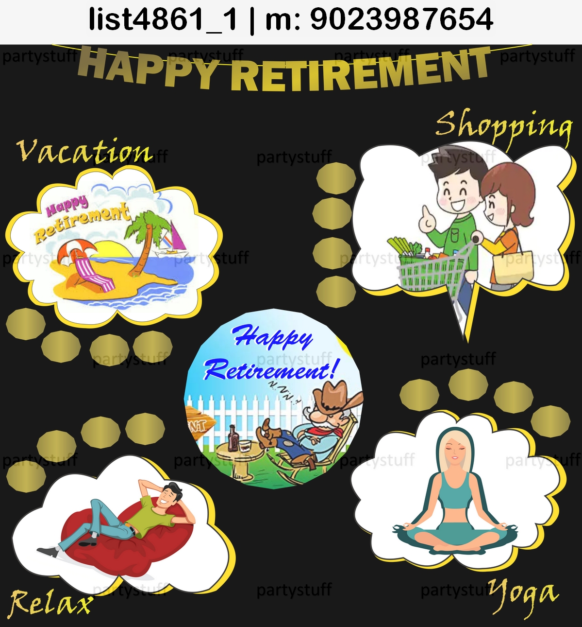 Retirement kukuba | Printed list4861_1 Printed Tambola Housie