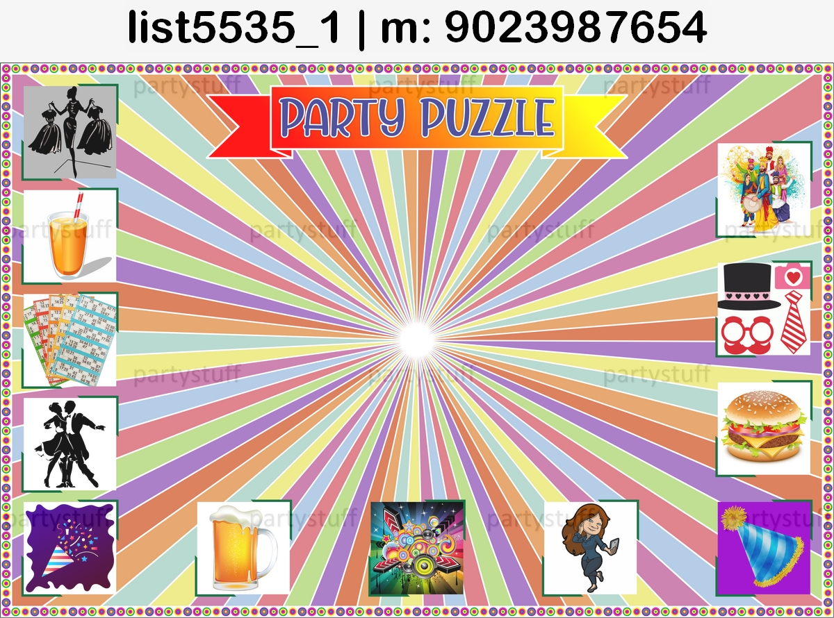 Party Tambola Housie list5535_1 Printed Paper Games