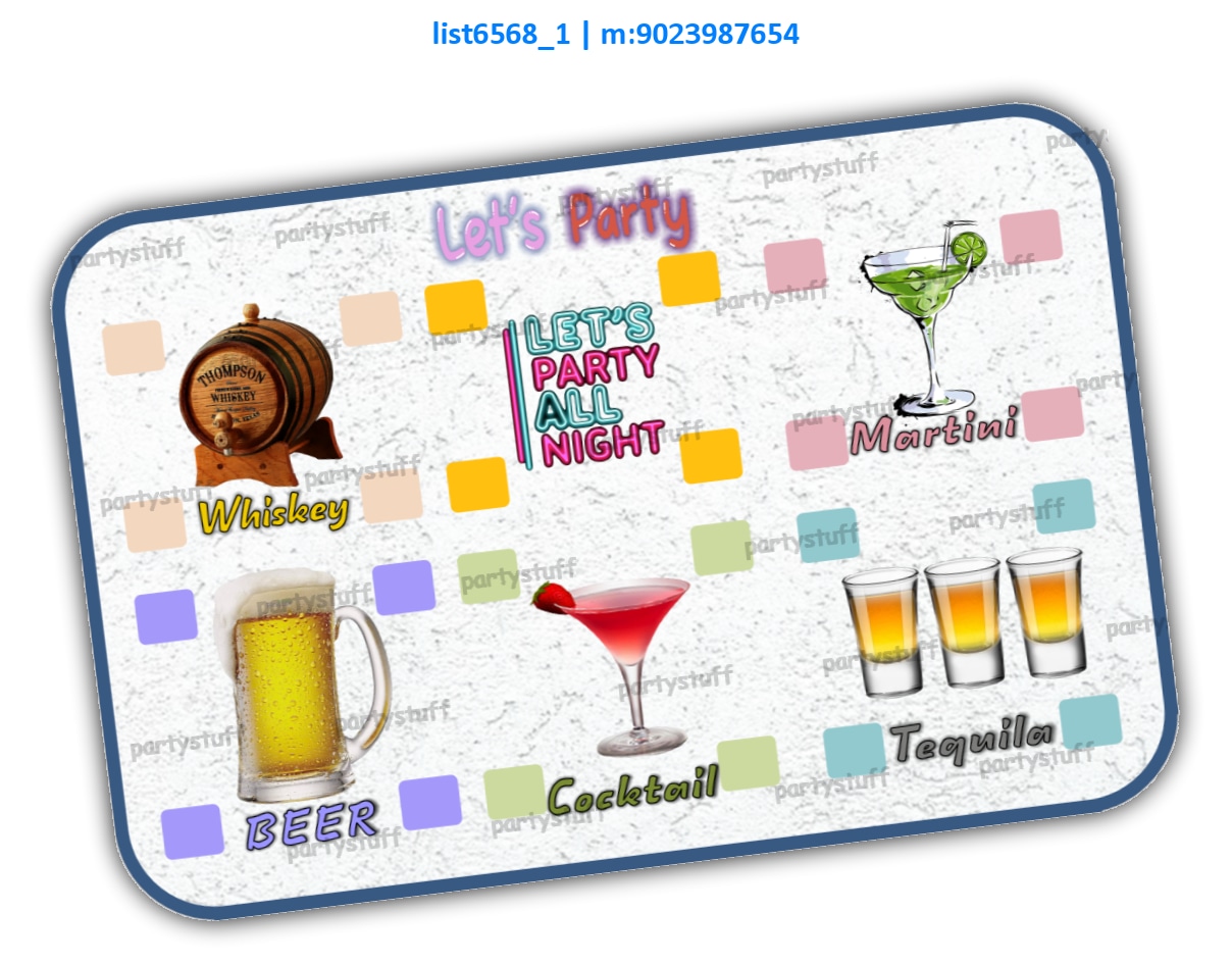 Tambola Housie | Printed list6568_1 Printed Tambola Housie