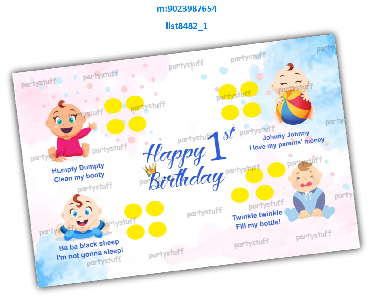 Tambola Housie | Printed list8482_1 Printed Tambola Housie