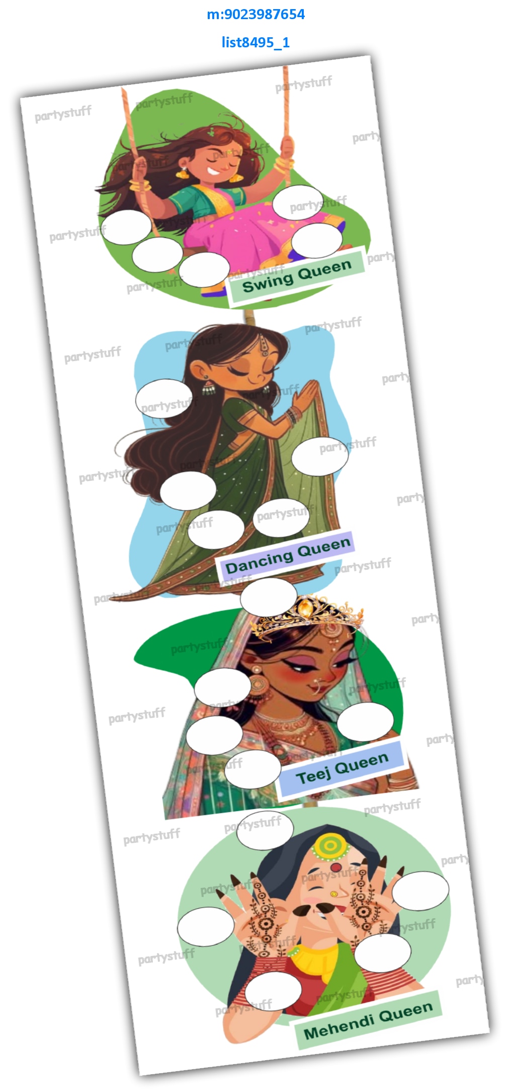 Tambola Housie | Printed list8495_1 Printed Tambola Housie