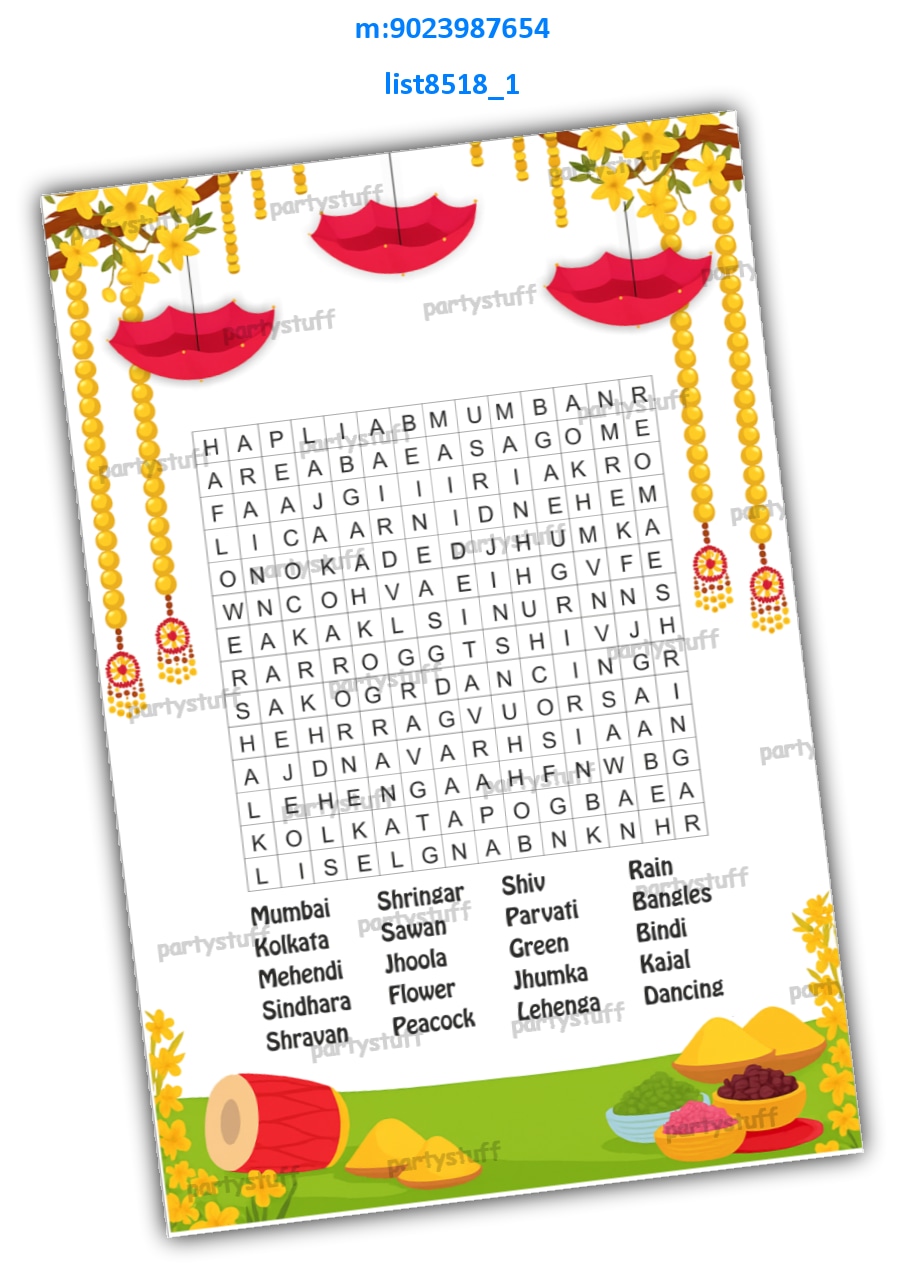 Paper Games | Printed list8518_1 Printed Paper Games