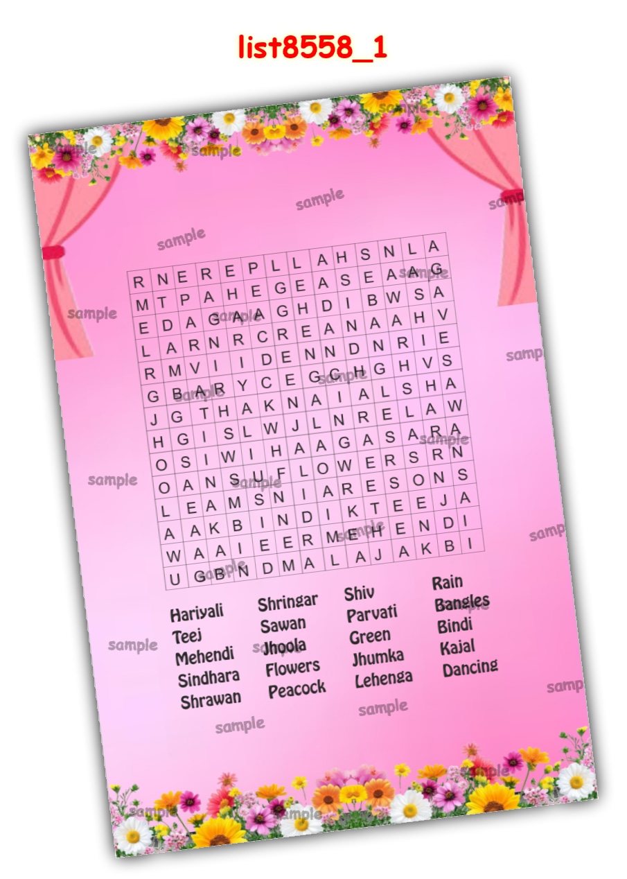 Paper Games | Printed list8558_1 Printed Paper Games