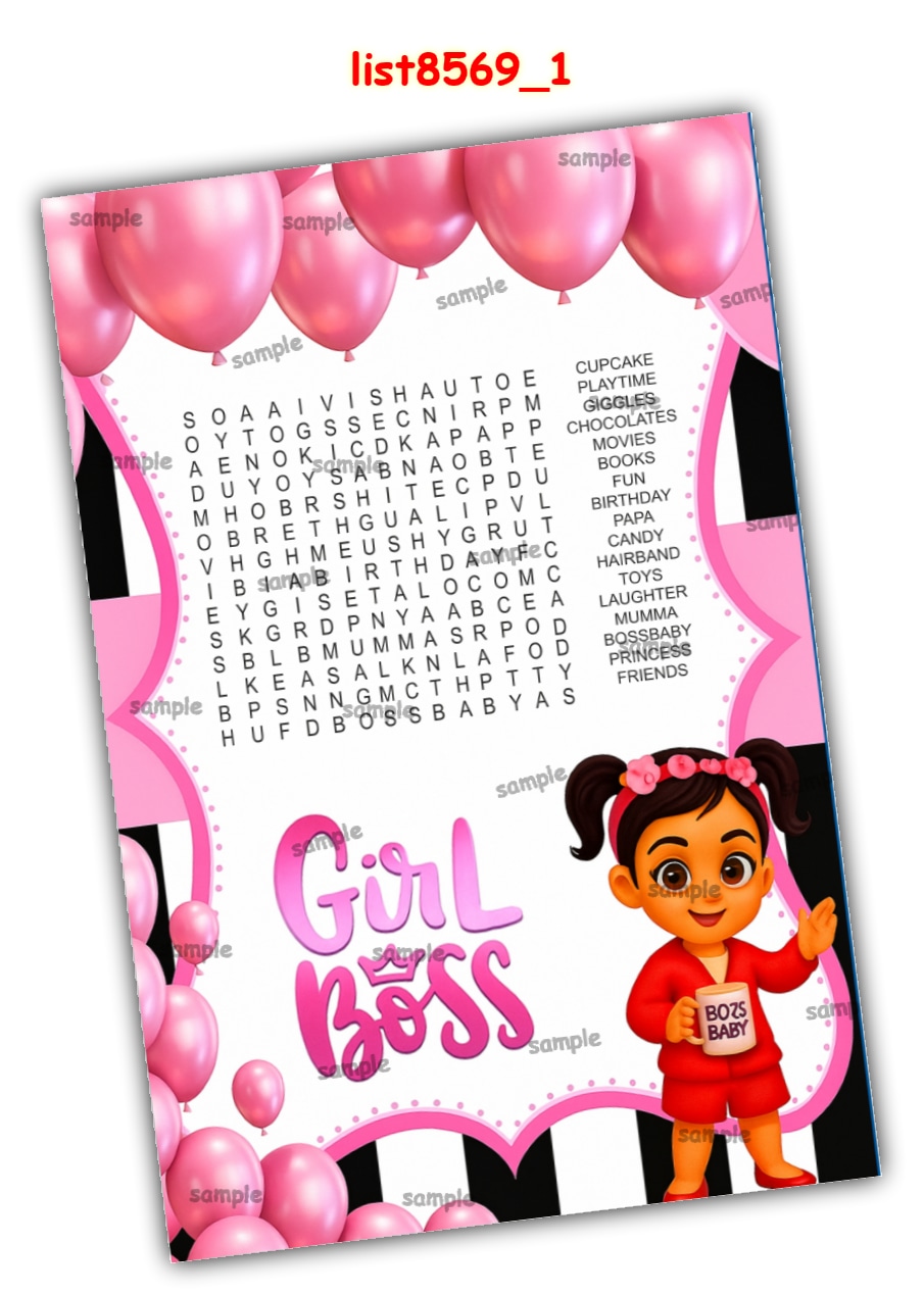 Paper Games | Printed list8569_1 Printed Paper Games