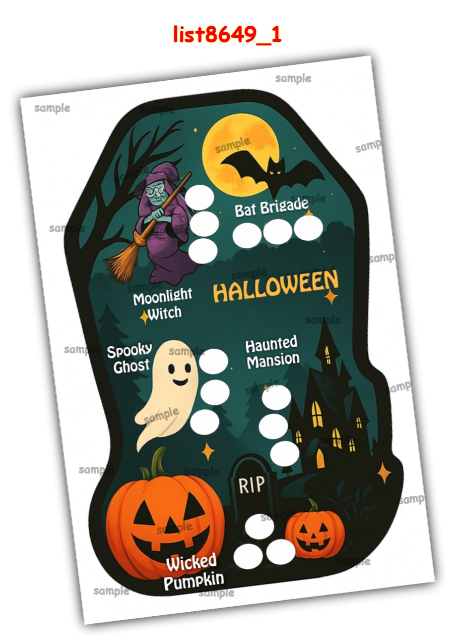 Tambola Housie | Printed list8649_1 Printed Tambola Housie