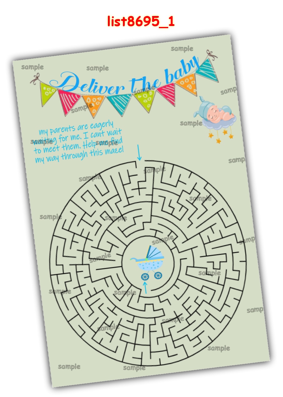 Paper Games | Printed list8695_1 Printed Paper Games