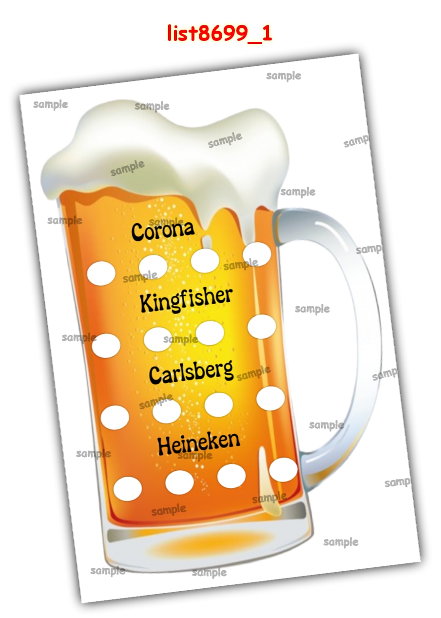 Tambola Housie | Printed list8699_1 Printed Tambola Housie