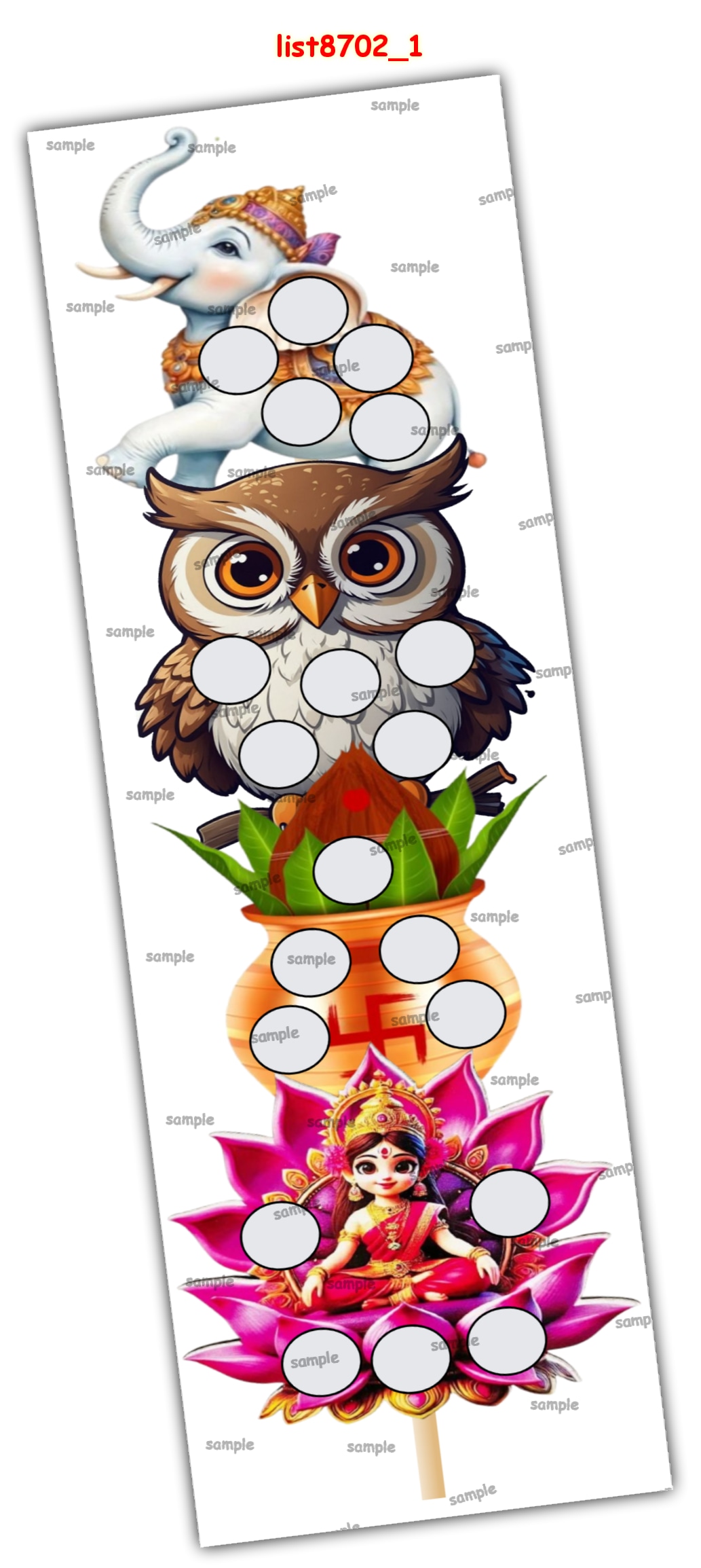 Tambola Housie | Printed list8702_1 Printed Tambola Housie