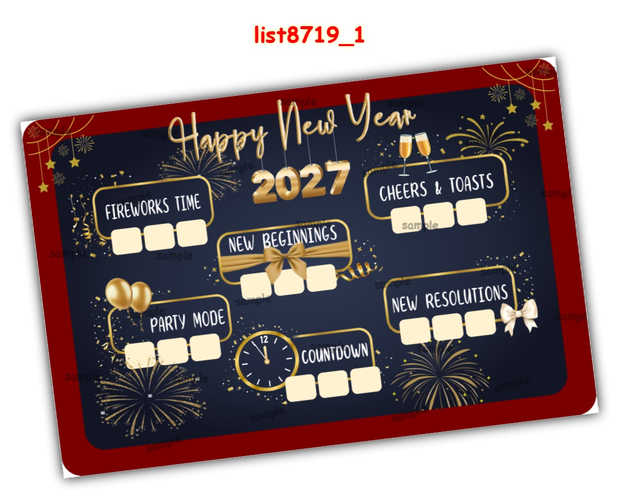 Tambola Housie | Printed list8719_1 Printed Tambola Housie