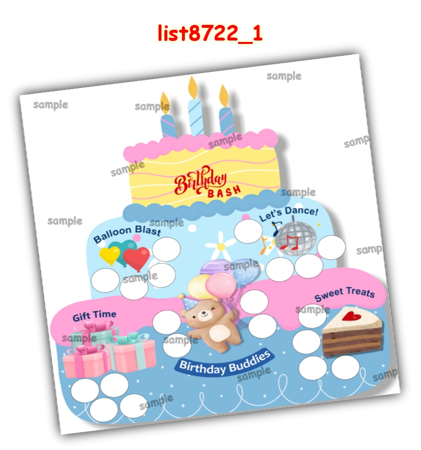 Tambola Housie | Printed list8722_1 Printed Tambola Housie