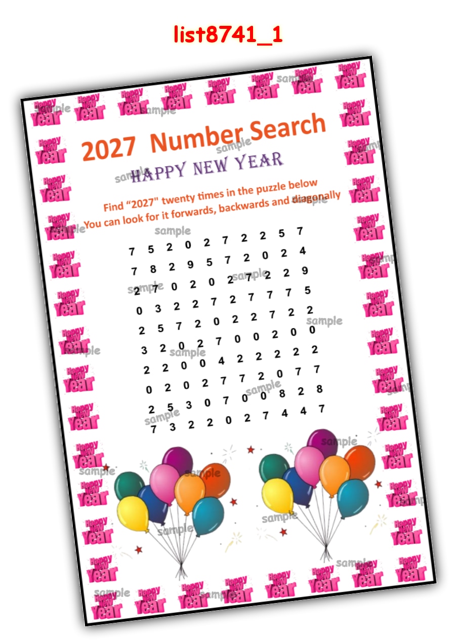 Paper Games | Printed list8741_1 Printed Paper Games