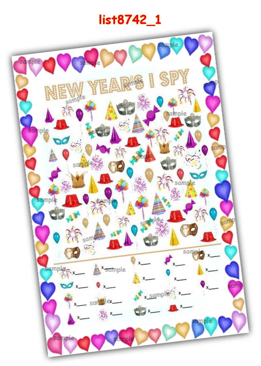 Paper Games | Printed list8742_1 Printed Paper Games