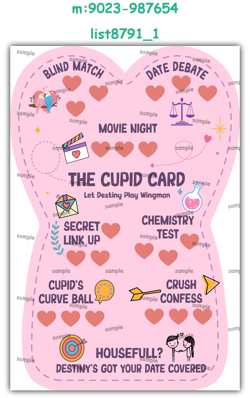 Tambola Housie | Printed list8791_1 Printed Tambola Housie