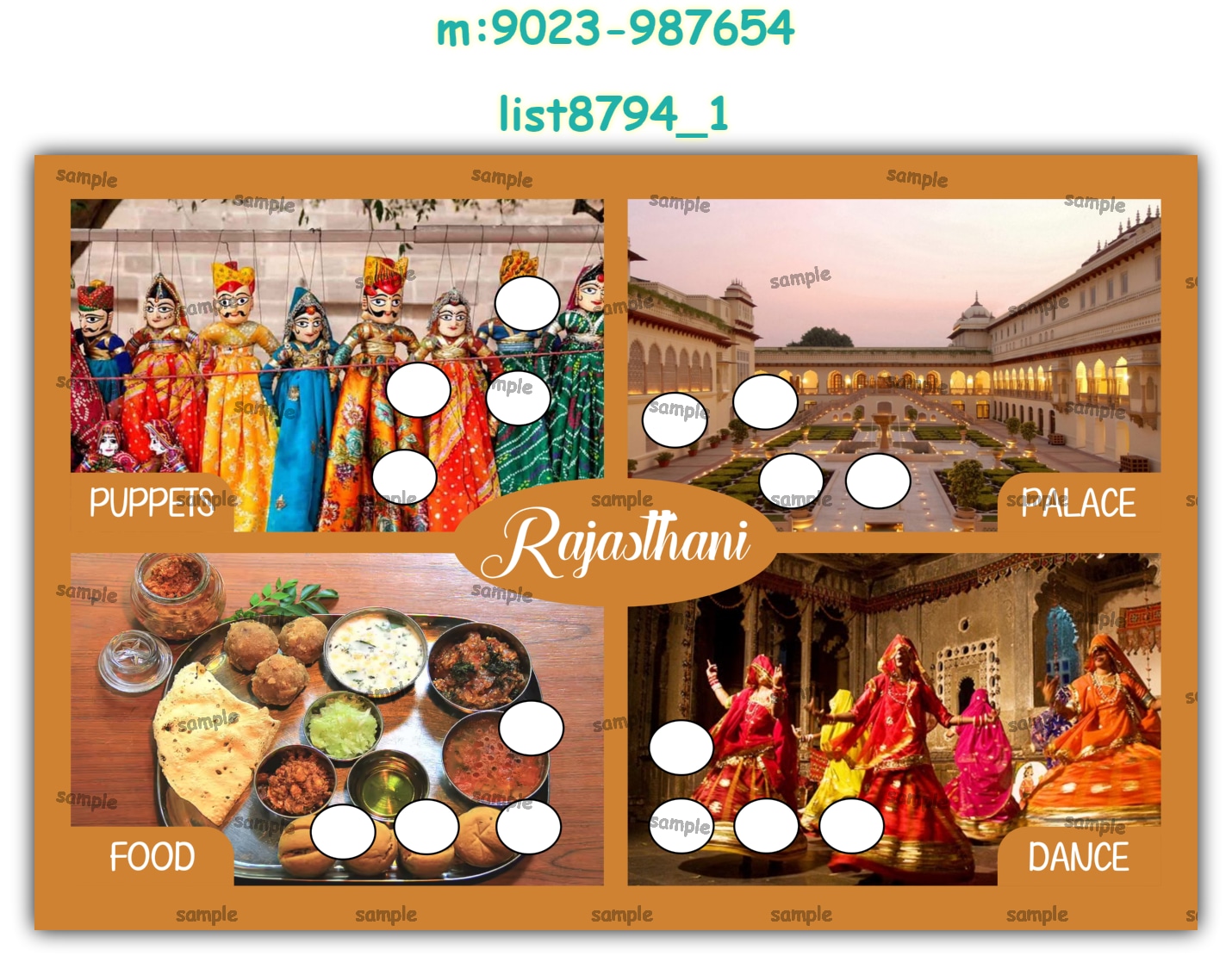 Tambola Housie | Printed list8794_1 Printed Tambola Housie