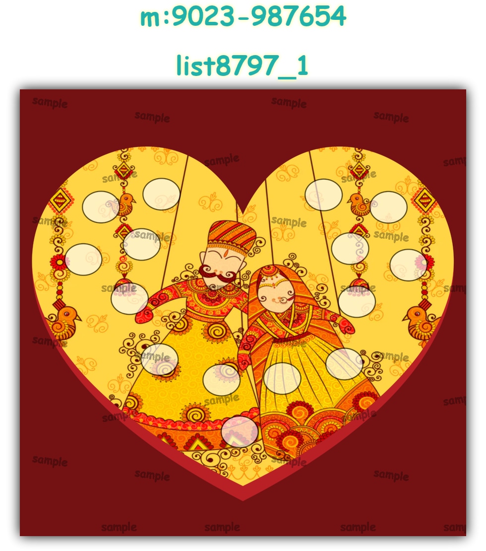Rajasthan Puppet Heart | Printed list8797_1 Printed Tambola Housie