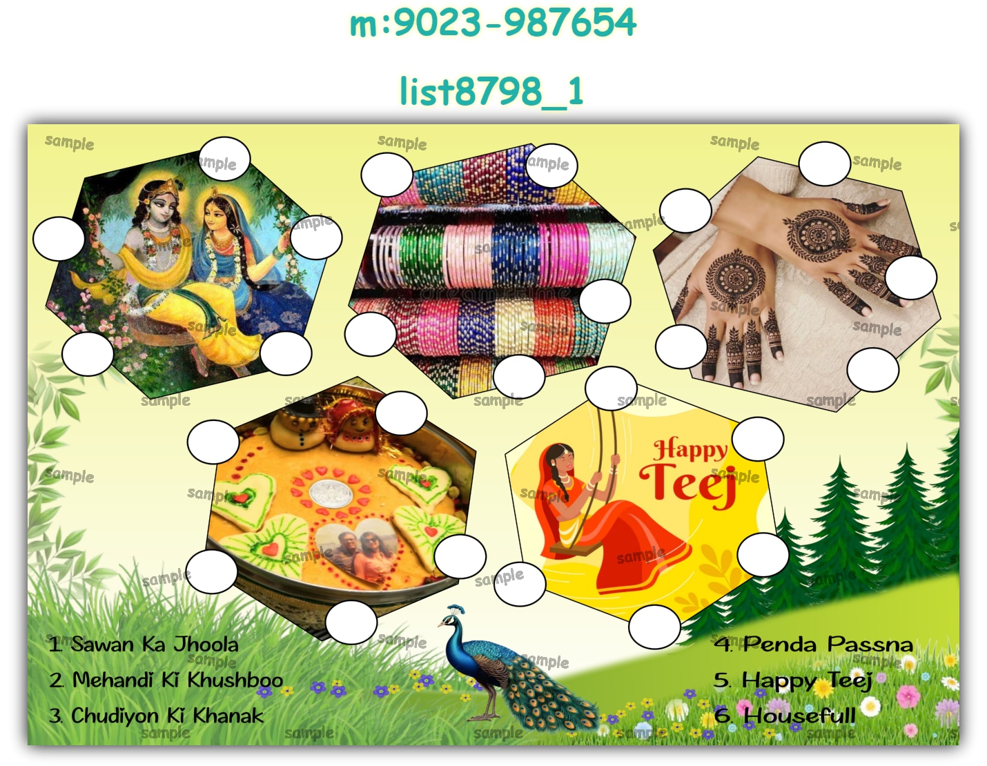 Tambola Housie | Printed list8798_1 Printed Tambola Housie