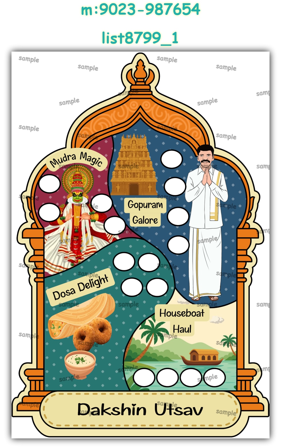 Tambola Housie | Printed list8799_1 Printed Tambola Housie