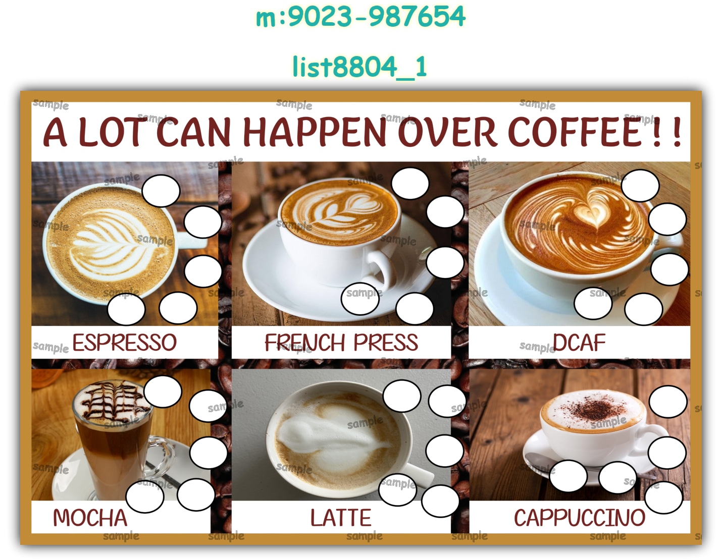 Tambola Housie | Printed list8804_1 Printed Tambola Housie