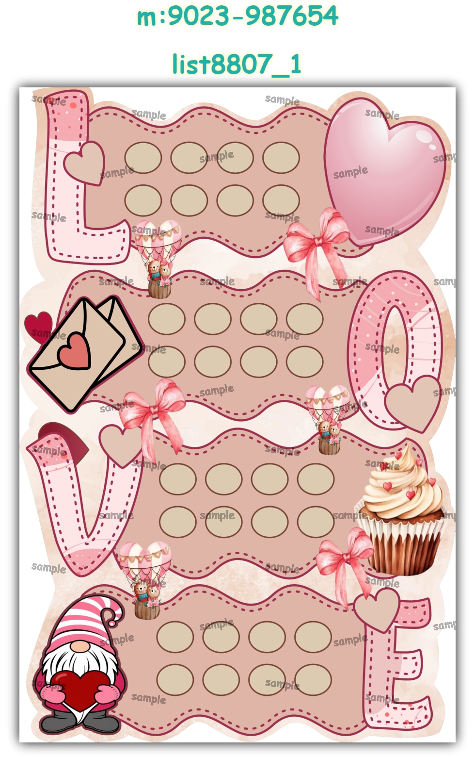 Tambola Housie | Printed list8807_1 Printed Tambola Housie