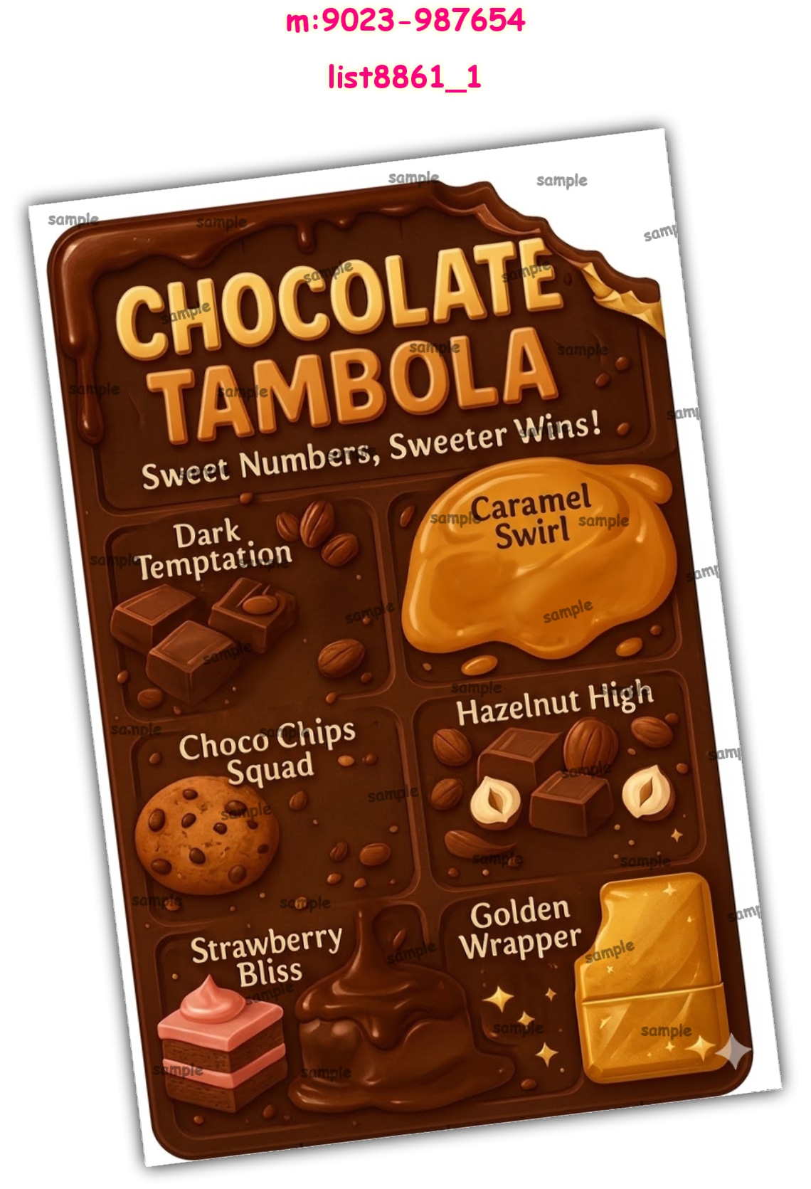 Tambola Housie | Printed list8861_1 Printed Tambola Housie