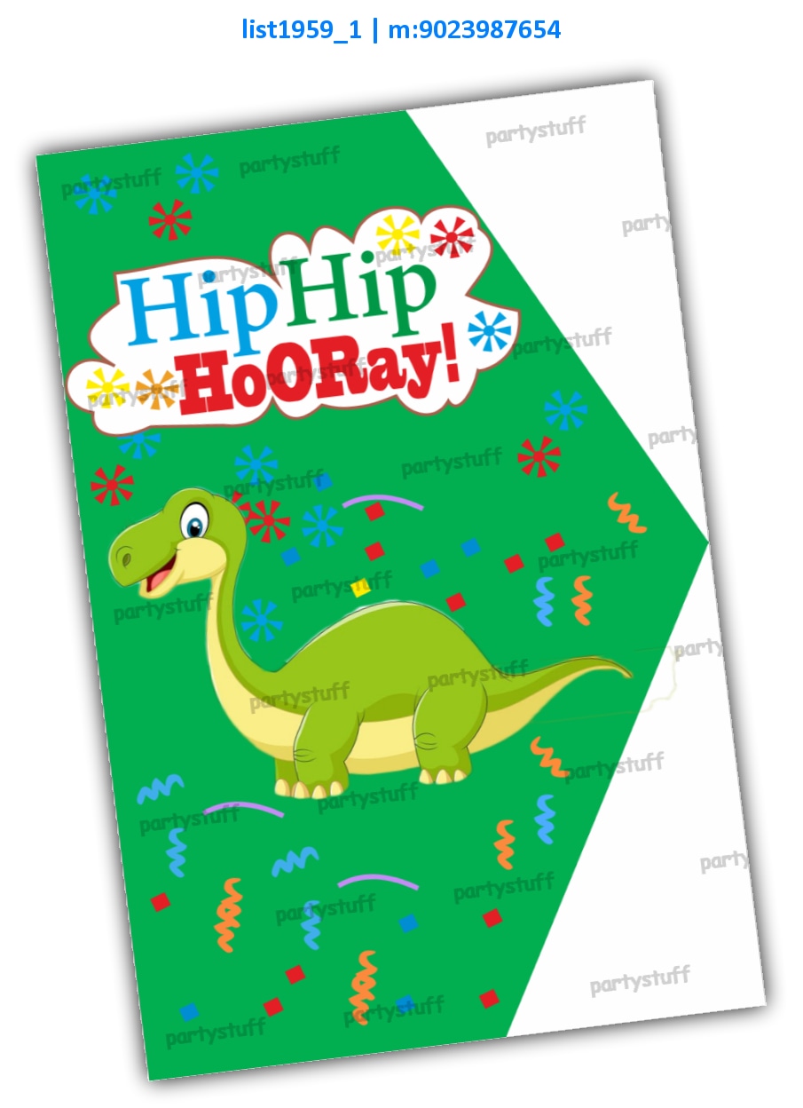 Dinosaur Party Tag 2 | Printed list1959_1 Printed Cards