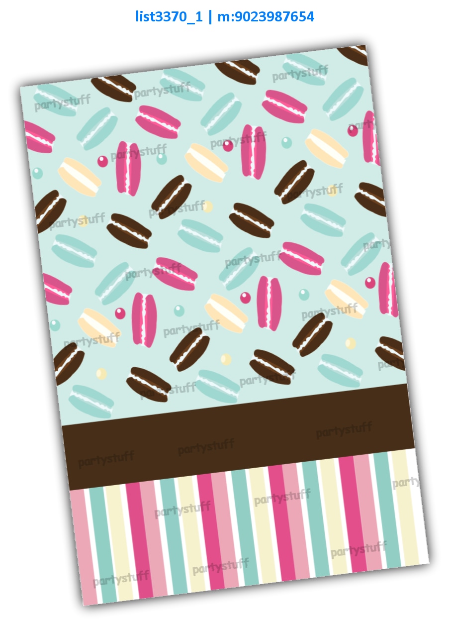 Burger Bag Tag | Printed list3370_1 Printed Cards