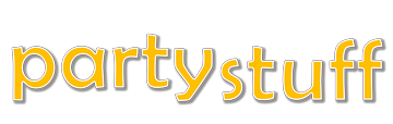 partystuff logo rectangle golden