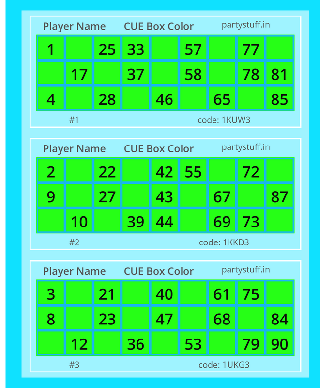 housie game tickets book pdf