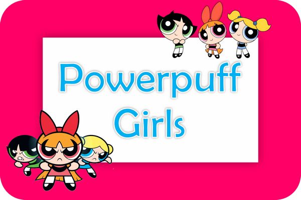 Powerpuff Girls Name Tag Template
