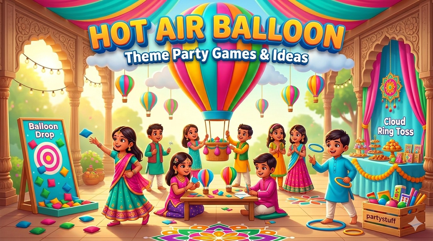 hot-air-balloon theme designs